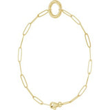 14K Yellow Charm 7" Bracelet