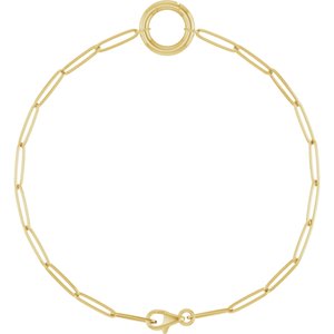14K Yellow Charm 7" Bracelet