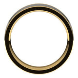 14K Yellow/White Flat Band Size 10